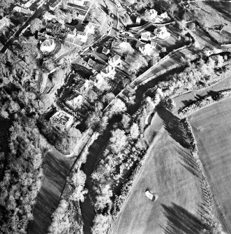 Oblique aerial view centred on Inveresk Gate, taken from the SW.