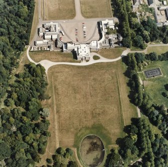 Hopetoun House.
Aerial view from West.