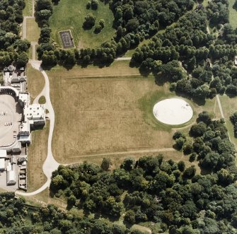 Hopetoun House.
Aerial view from North.