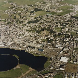 Oblique aerial view from W.