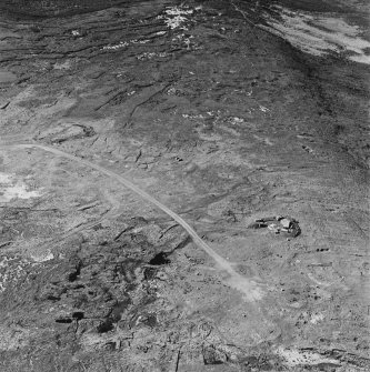 Oblique aerial view of Orkney, Hoy, taken from the S, of the site of Lyrawa Hill heavy anti aircraft battery, H7.