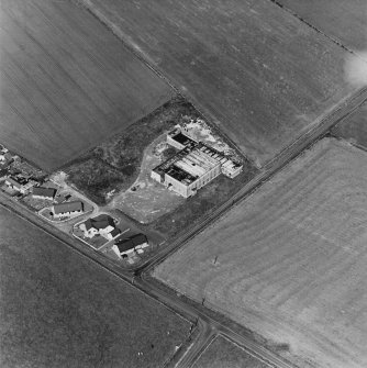 Oblique aerial view from S.