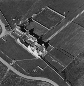 Aerial view of Orkney, Bay of Skaill, taken from the NW, Skaill House and gardens.