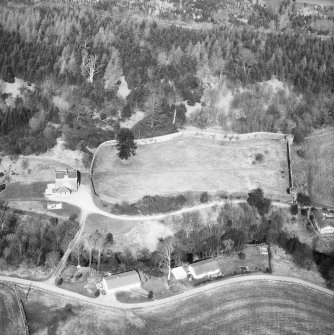 Oblique aerial view from South-East.