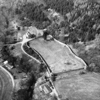 Oblique aerial view from East.