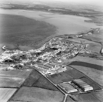 Bowmore, Islay.
Aerial view of village from West.