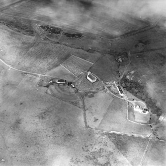 Oblique aerial photograph of Kilchoman, Islay, taken from the SSW.