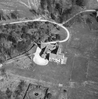 Aerial view of Skipness House.
