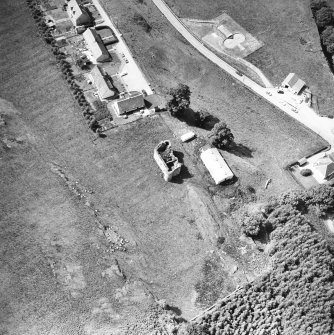 Kilmartin, Kilmartin Castle.
Oblique aerial view from North.