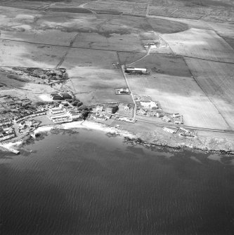 Oblique aerial photograph of Port Charlotte, Islay, taken from the SE.