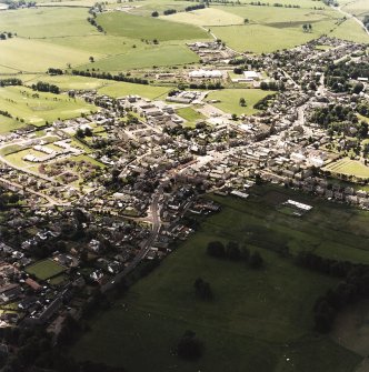 Oblique aerial view of Biggar, taken from the NE.