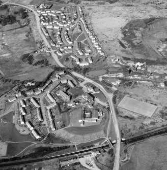 Aerial view of section of Antonine Wall at Croy.