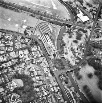 Oblique aerial view.