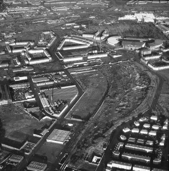 Glasgow, Dalmarnock, Arrol's Works.
General oblique aerial view.