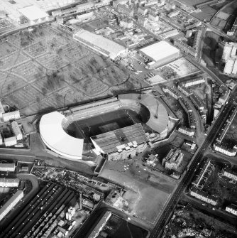 Glasgow, Parkhead
Oblique aerial view of general area and Celtic Park Stadium.