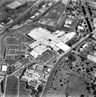Glasgow, Parkhead
Oblique aerial view of general area and Parkhead Forge.