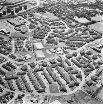 Glasgow, Maryhill.
General oblique aerial view.