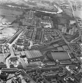 Oblique aerial view.