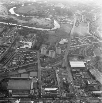 Oblique aerial view.