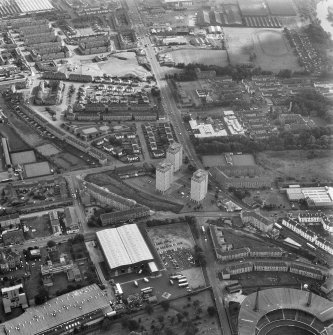Oblique aerial view.