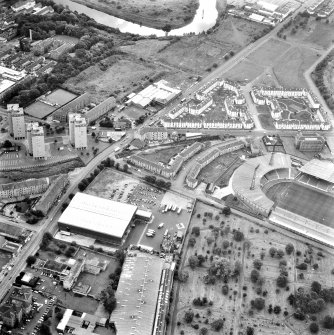 Oblique aerial view.