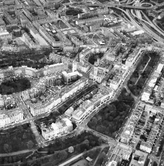 Glasgow, Woodlands Hill.
General oblique aerial view.