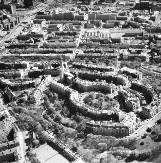 Glasgow. Woodlands Hill.
General oblique aerial view.