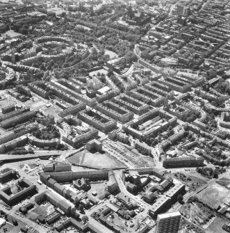 Glasgow, Woodlands Hill.
General oblique aerial view.