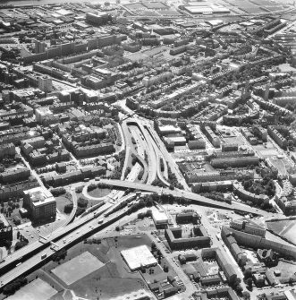 Glasgow, Woodlands Hill.
General oblique aerial view.