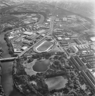 Oblique aerial view.