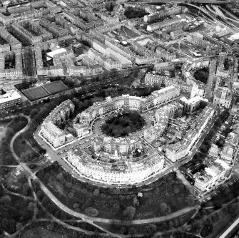 Glasgow, Woodlands Hill.
General oblique aerial view.