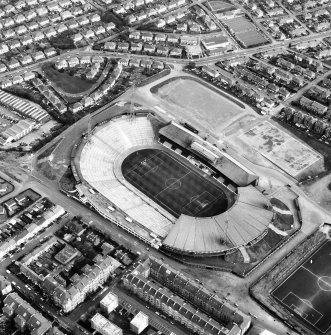 Glasgow, Mount Florida, Hampden Park Stadium.
General aerial view.