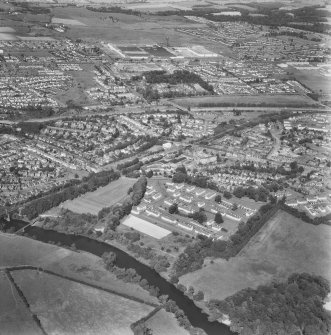 Oblique aerial view.