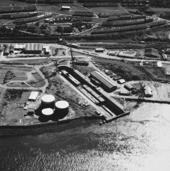 Oblique aerial view.