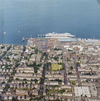 Oblique aerial view of the town and pier, taken from the SW.