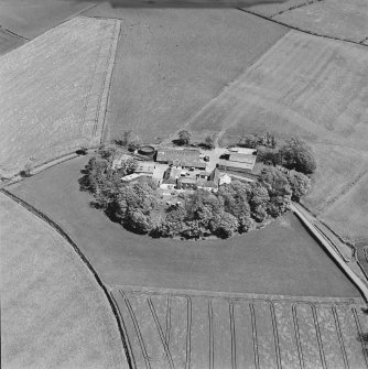 Aerial view, taken from W