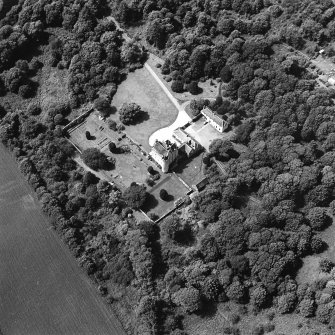 Oblique aerial photograph of Killochan Castle taken from the SE.