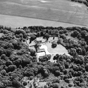 Oblique aerial photograph of Killochan Castle taken from the N.