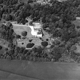 Oblique aerial photograph of Killochan Castle taken from the S.