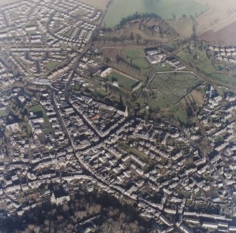 Oblique aerial view.