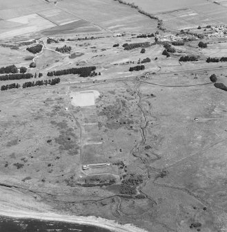 Oblique aerial view of the rifle ranges, taken from the S.