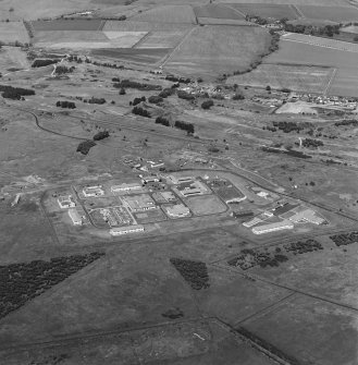 Oblique aerial view of Buddon Camp, taken from the ESE.