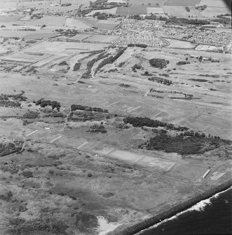 Oblique aerial view of the eastern rifle ranges and trench system, taken from the SE.