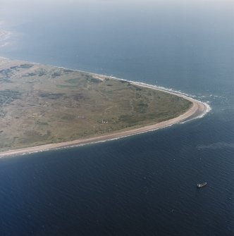 Oblique aerial view, centred on the Old High Lighthouse, taken from the SW.