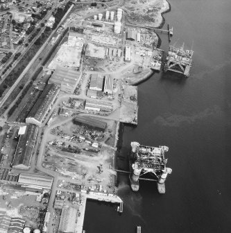 General oblique aerial view.