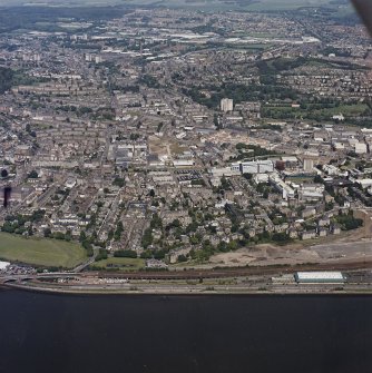 General oblique aerial view of Dundee, taken from the SSE.