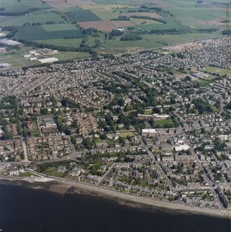 General oblique aerial view of Broughty Ferry, taken from the SSW.