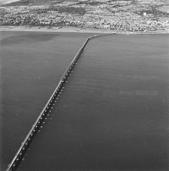 Oblique aerial view of the Tay Bridge, taken from the SE.