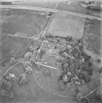 Blair Adam, Walled Garden.
General oblique aerial view.