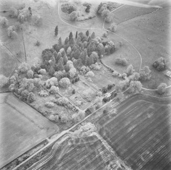 Blair Adam, Walled Garden.
General oblique aerial view.